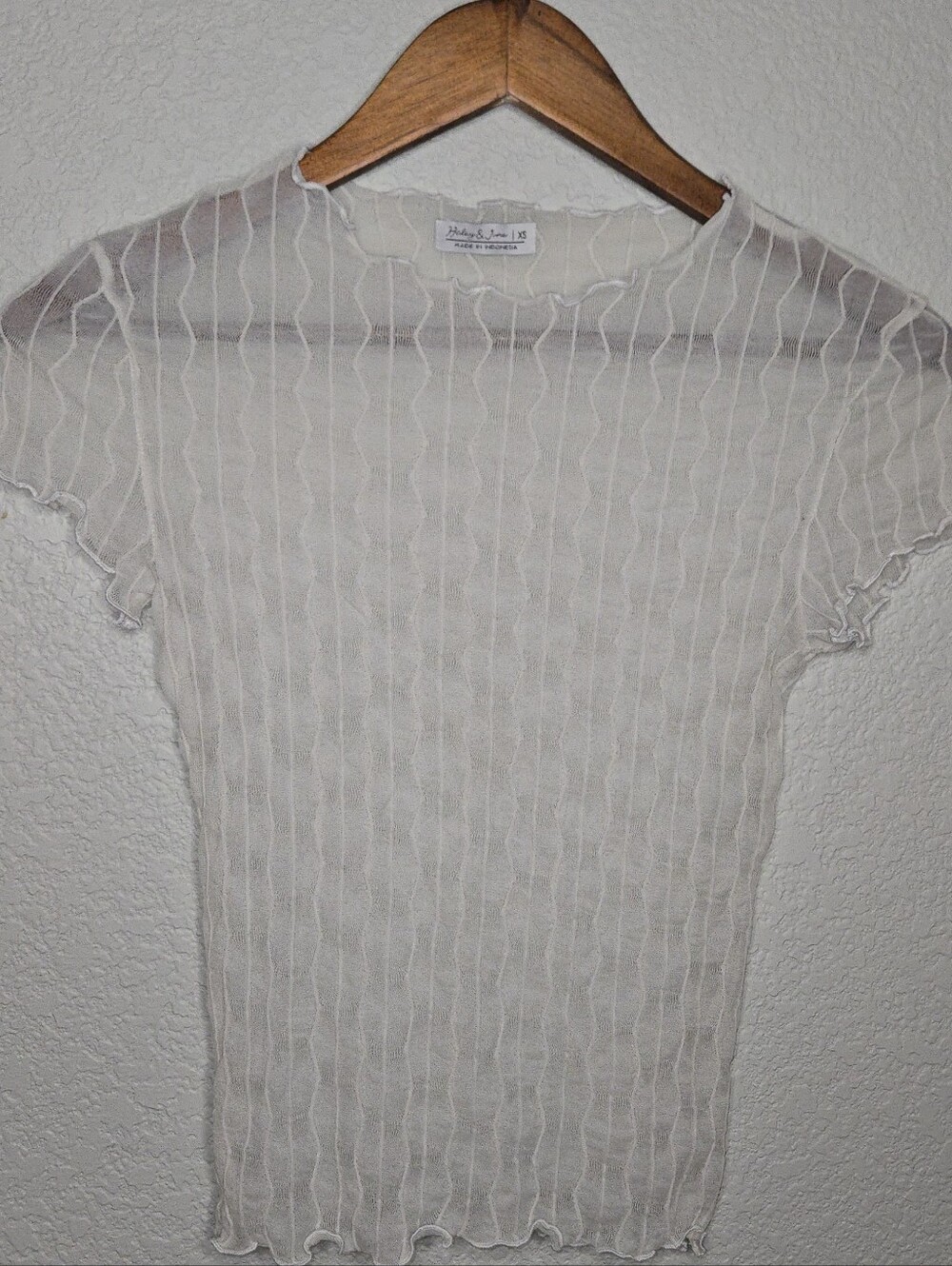 Knit Short-Sleeve Top
